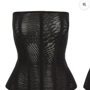 LEAU MESH CORSET TOP